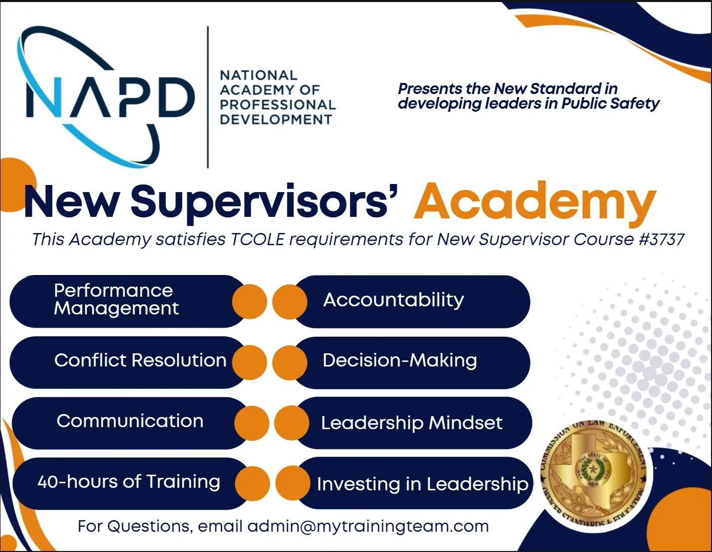 New Supervisory Academy #3737